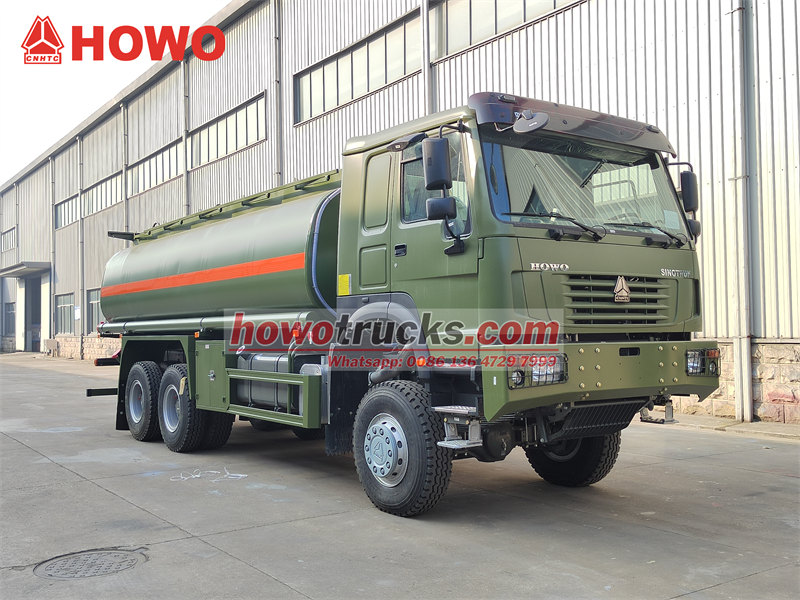 HOWO 6×6 diesel tanker truck