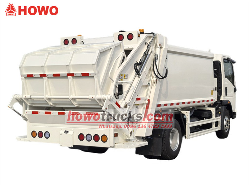 HOWO 8cbm refuse compactor truck