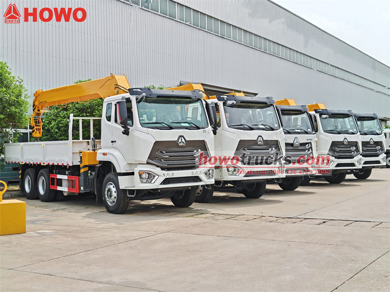 Howo 6x4 20 tons boom crane truck