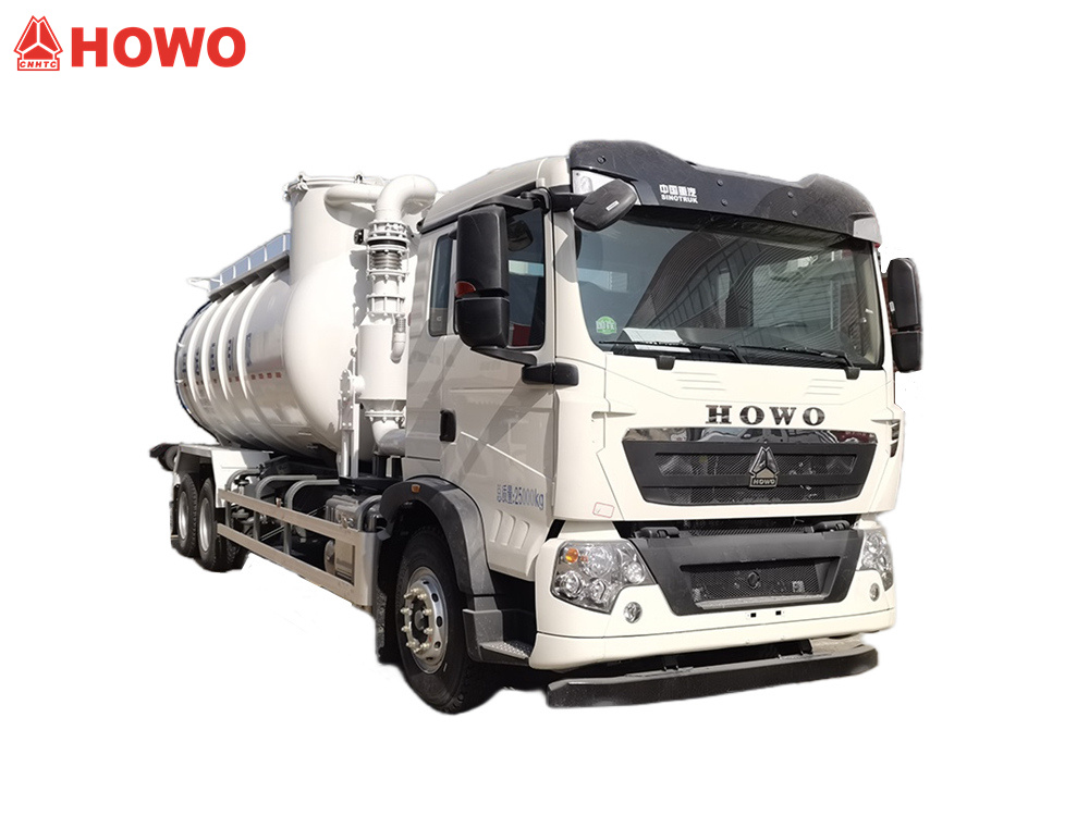 HOWO 6x4 15cbm vacuum pressure conveying truck