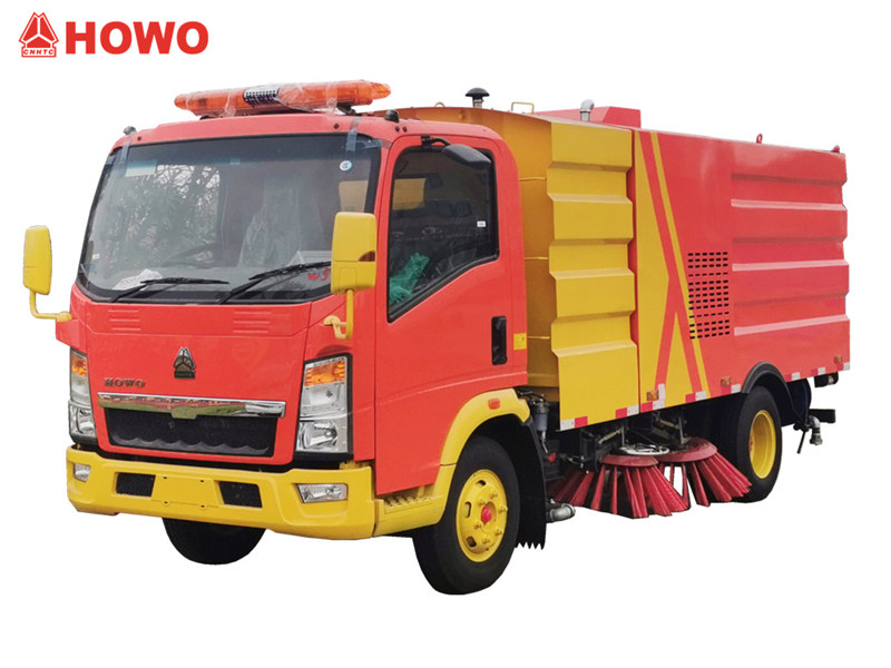 HOWO RHD 5cbm road sweeper truck