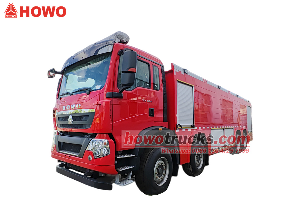  Howo 8x4 heavy foam firefighting vehicle 