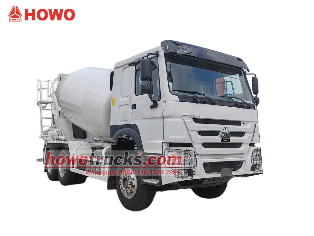 howo 10 cbm concrete mixer truck