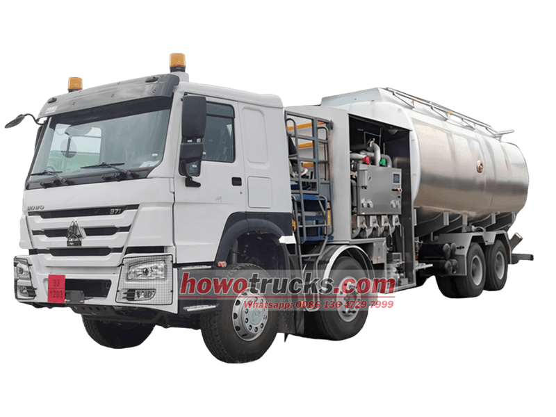 Dopravné vozidlo na tankovanie lietadiel Howo