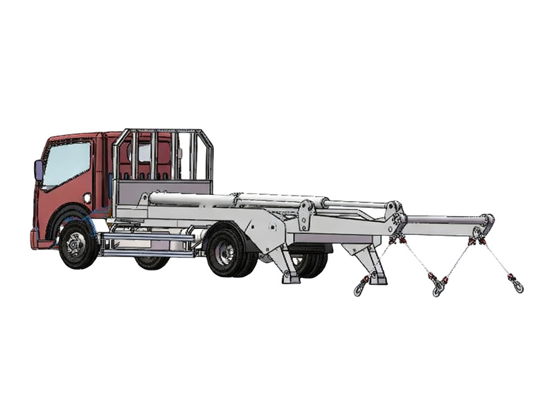 HOWO skip loader truck drawing