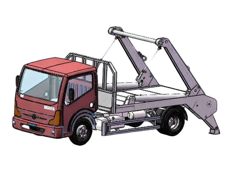 HOWO skip bin loader drawing