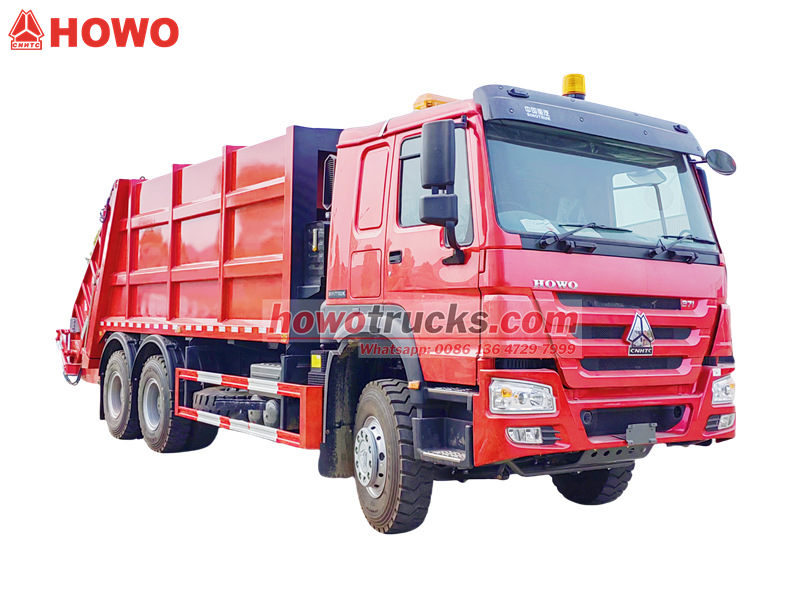 HOWO 8cbm rear loader truck