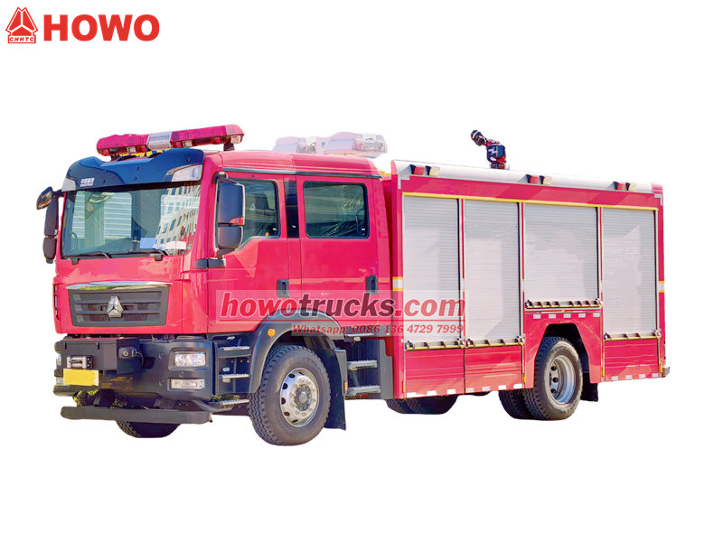 Howo fire foam tank truck 