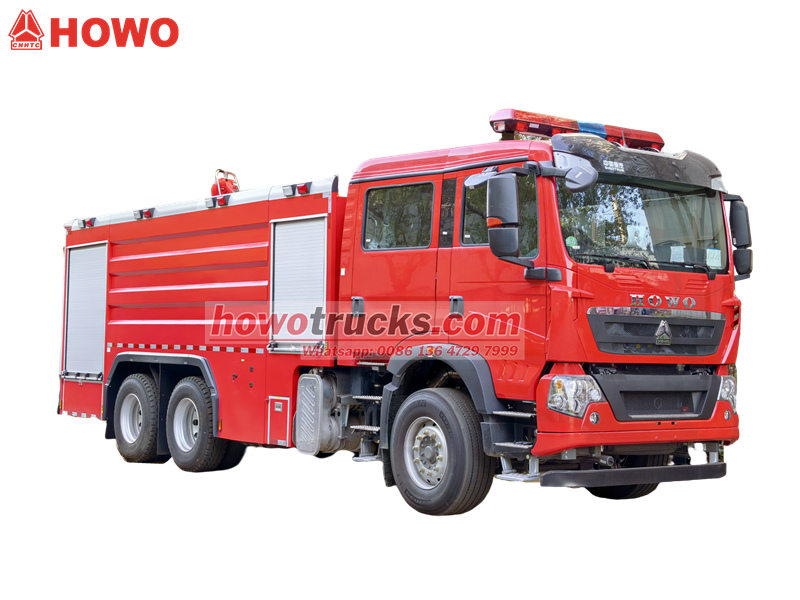 Howo fire foam tank truck 