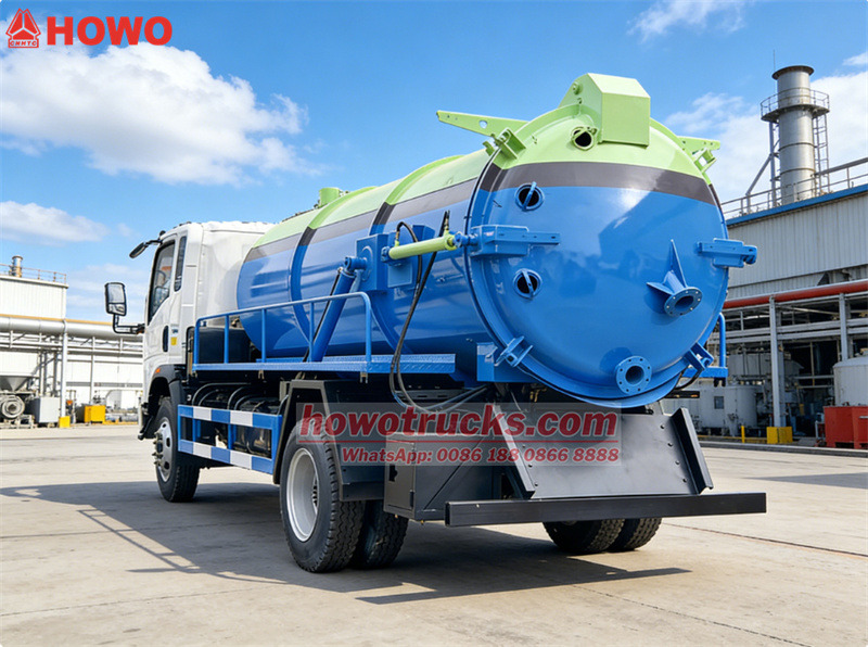 SINOTRUK HOWO vacuum trucks for export