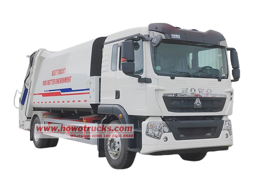 Howo TX trash compactor truck 14cbm