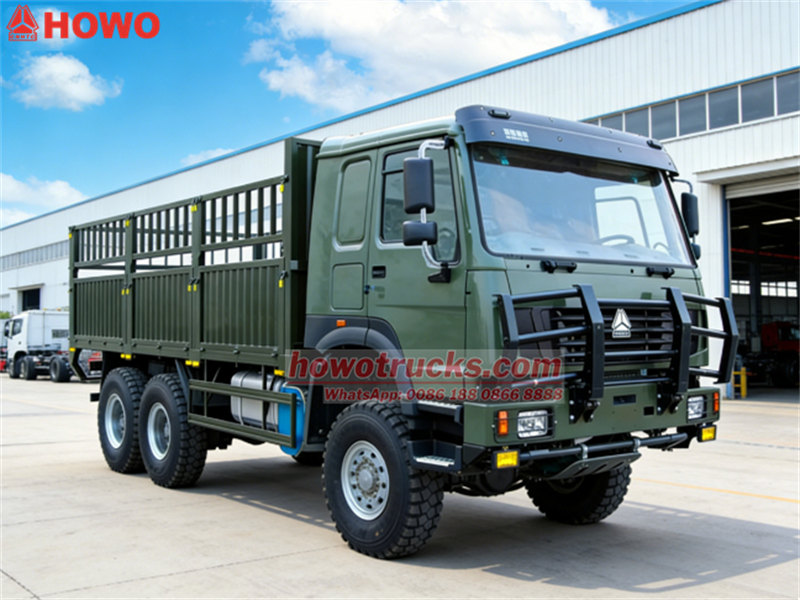 Howo off road 20tons cargo truck