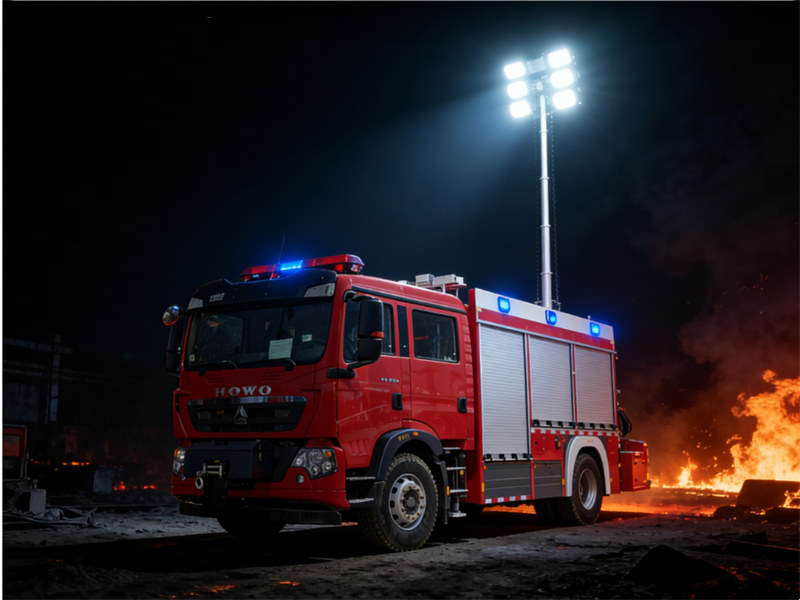 Howo fire lighting truck Howo fire lighting truck