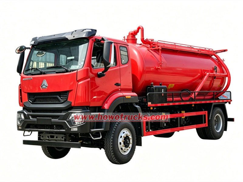 HOWO M7 10000L sewage tank truck