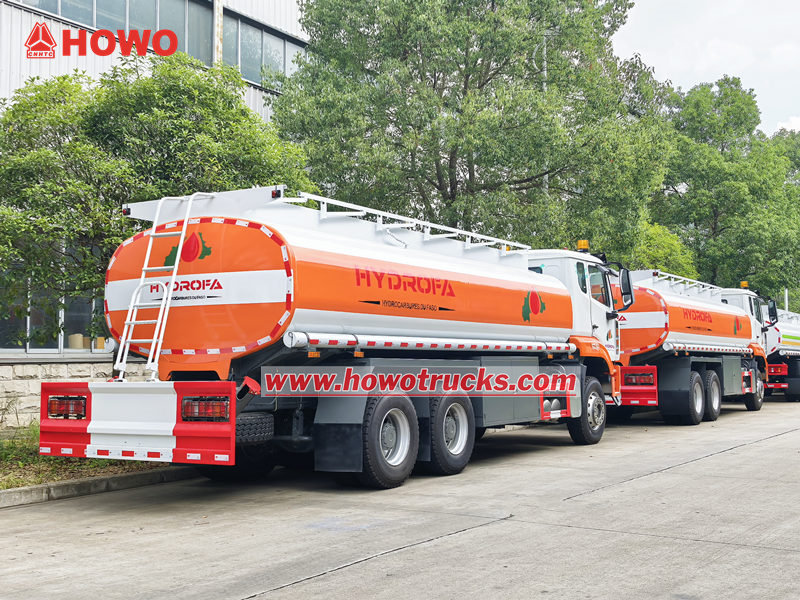 HOWO 6x4 diesel bowser truck